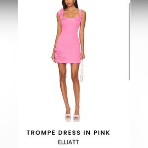 Elliatt Trompe Pink Mini Dress